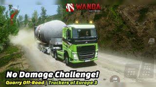 Truckers of Europe 3 - Quarry Map GamePlay (No Damage Challenge!)