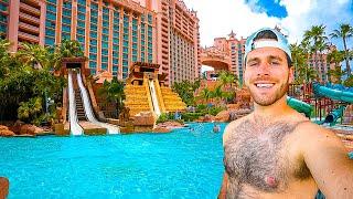 The Best Water Park In The World Atlantis' Aquaventure | The Bahamas INSANELY Immersive Water Park!