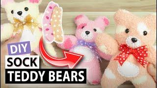 How to Make a Teddy Bear Out of a Sock – What to Do With a Sock That Has No Match – DIY Video