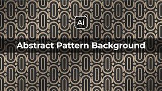 How to Make Abstract Pattern Background - Adobe Illustrator Tutorials