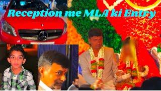 Grand reception ko hum Mercedes Benz car me gaye our MLA ki entry #rafikasadath