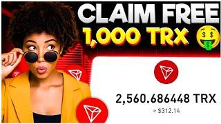 Claim FREE 1,000 TRX COIN  no Investment️ Earn Free Trx Every 60 minutes