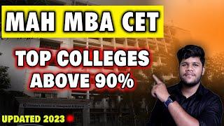 90 Percentile in MBA CET accepting colleges | Avg Salary | Fees | Cut-offs | Updated 2023 colleges