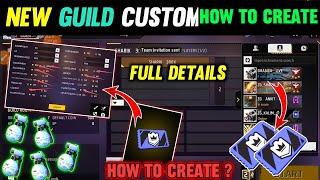 Guild Room Card - How To Create? | Invite Friends Problem | Free fire Guild Room Card How To Create