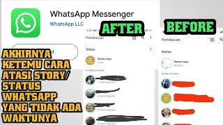 Atasi masalah status WhatsApp tidak ada waktunya