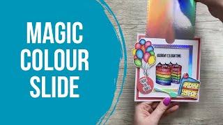 How to make a Magic Colour Slide Card!