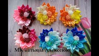 Бантики из ленты 1,5 см   / DIY Hair Bow / Beautiful Ribbon Bow / Bow tutorial / Kanzashi