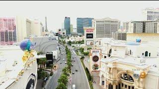 Las Vegas Strip Nearly Abandoned Amid Coronavirus Shutdowns