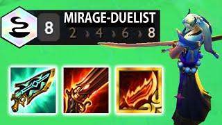 3 Star Yone | 8 Mirage-Duelist | Fast 5.0 Attack Speed | TFT Set 7 Dragonlands