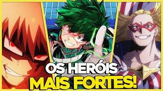 OS 10 PERSONAGENS MAIS PODEROSOS DE BOKU NO HERO [ATUALIZADO]