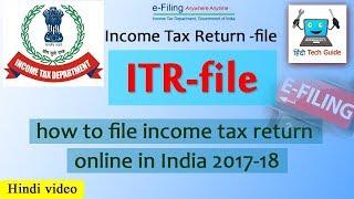 How to file Income Tax return -1 from home without any help - in hindi by CA Ankita Tater