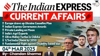 Indian Express Analysis | 4th March 2025 | The Indian Express Newspaper Analysis #news