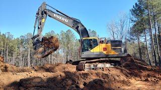 Cutting The Lot Level And Installing Silt Fence