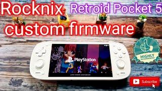 Rocknix custom firmware on Retroid Pocket 5