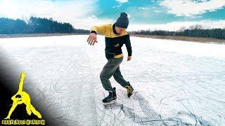 Ice Freestyle Tricks: Double Grapevine,  Infinity 8, Triangle Spin