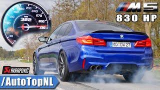 BMW M5 F90 830HP Aulitzky 0-320km/h & AKRAPOVIC SOUND by AutoTopNL