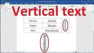 How to type vertical text in word table: How to Type Text Vertically in Word
