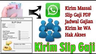 Kirim Laporan Slip Gaji Karyawan dengan WA Autorespon 2021