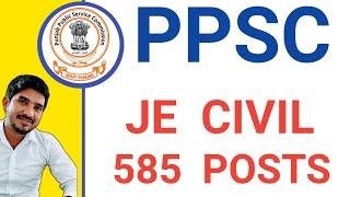 PPSC JE recruitment 2021 | PPSC JE civil Vacancy 2021 | junior engineer civil | notification