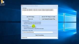How To Use TIFF To Word Doc Converter Software