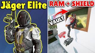 Jäger is Finally Getting a NEW Elite Skin | 200 IQ Shields Rush Trick! - Rainbow Six Siege