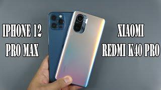 iPhone 12 Pro max vs Xiaomi Redmi K40 Pro | SpeedTest and Camera comparison