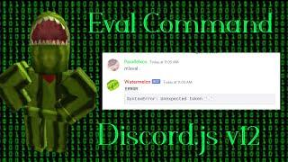 How to Make An Advanced Eval Command | Discord.js v12