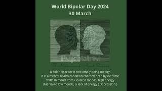 World Bipolar Day 2024! #WorldBipolarDay #mentalhealthawareness #mooddisorders #mood #DrAyubBaloch