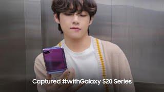 Galaxy X BTS: V and Galaxy Z Flip l Samsung