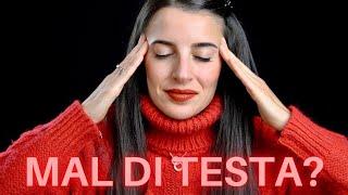 ASMR  | TI CURO IL MAL DI TESTA ‍️‍️