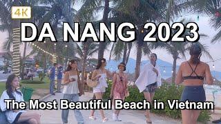 [4K] Da Nang Promenade & Beach - Vietnam Walking Tour 2023