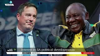 Interest in South Africa political developments: Jendayi Frazer