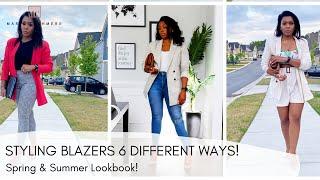 SIX BLAZERS, SIX WAYS! | SPRING LOOKBOOK | MARIE CASHMERE