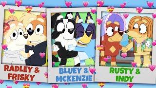 Todas las Parejas y Crush en Bluey 