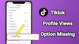 How to Fix Tiktok Profile Views Not Showing (2ways)