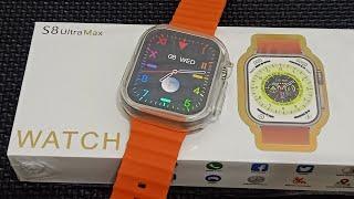 S8 ULTRA MAX FITUR LENGKAP NFC DAN LAYAR 2 INCH SMARTWATCH HARGA TERMURAH