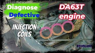 HOW TO DIAGNOSE  DEFECTIVE IGNITION COIL OF DA63T K6A ENGINE | PAANO ICHECK ANG SIRANG IGNITION COIL