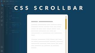 Create CUSTOM SCROLL BAR in CSS | How to Customize Scrollbar