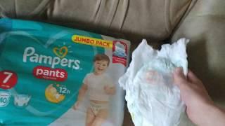 Обзор Подгузники-трусики Pampers Pants Размер 7 из Rozetka