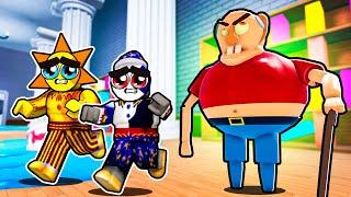 Sun and Moon Escape EVIL GRANDPA  Roblox