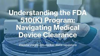 The FDA 510k Program. #fda #510k #facts #science #scientificbreakthrough #fdacleared #presubmission