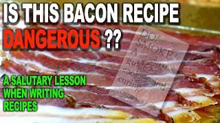 Dangerous Bacon?? - A new recipe book gives cause for concern