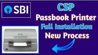 SBI CSP PASSBOOK PRINTER INSTALLATION NEW PROCESS I EPSON PLQ22 CS PRINTER INSTALLATION I  SBI CSP