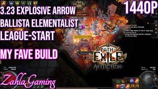 Simple-Easy League-Starter | EXPLOSIVE ARROW BALLISTA ELEMENTALIST 3.23 1440p w/ZahlaGaming