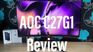 AOC C27G1 27" 144Hz Curved Gaming Monitor Review