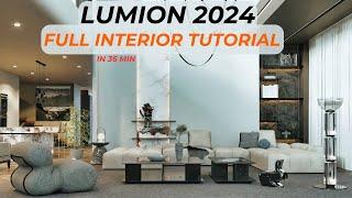 lumion 2024 interior render tutorial l صفر تا صد رندر داخلی لومیون 2024