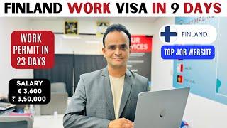 Finland Work Visa in 9 Days with €3600 Salary | Tabrez Malik