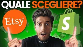 Etsy vs Shopify: Quale Piattaforma Ti Farà Guadagnare di Più? La Risposta Ti Sorprenderà!