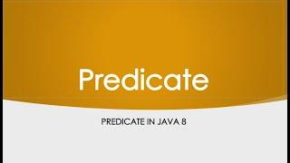 Java 8 Predicate isEqual method example -4