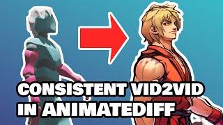 CONSISTENT VID2VID WITH ANIMATEDIFF AND COMFYUI